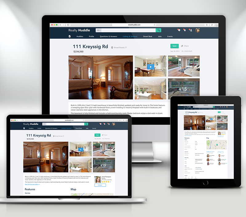 Property Listing & Networking Portal