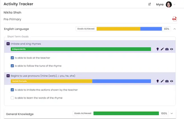 SaaS platform admin screen