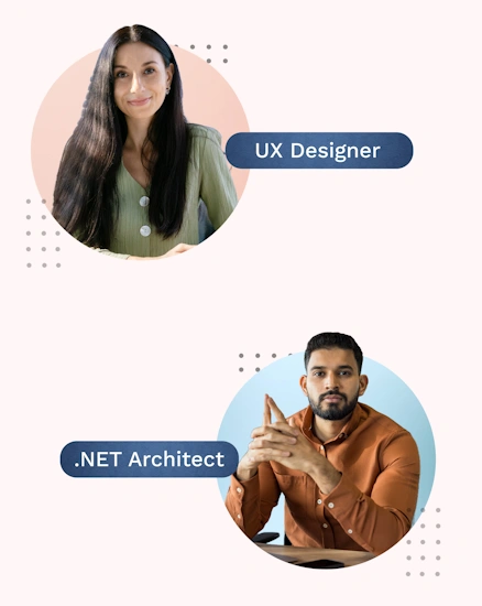 Developer profiles and skills screen